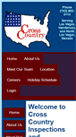 Mobile Screenshot of crosscountryinspections.com